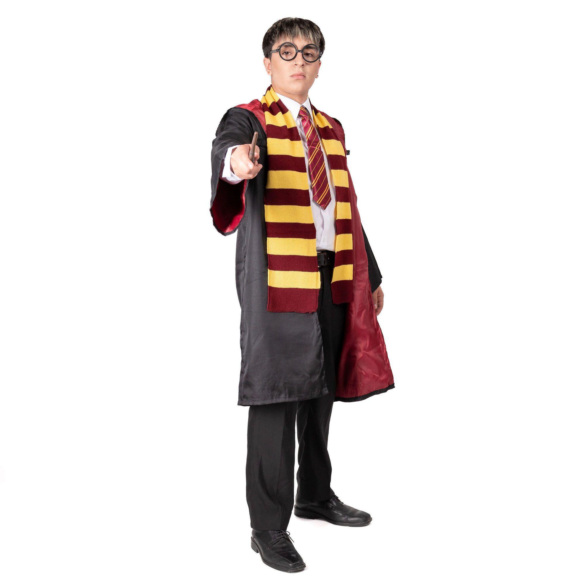 Disfraz Mago Incluye Varita Magica Corbata Capa Bufanda Y Lentes-0