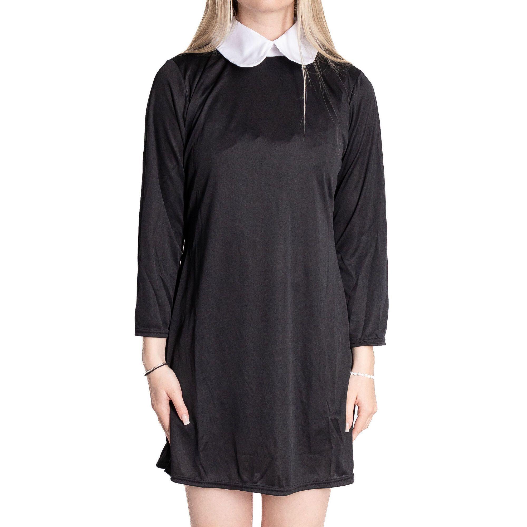 Disfraz De Merlina Para Halloween Para Niñas Y Mujer-2