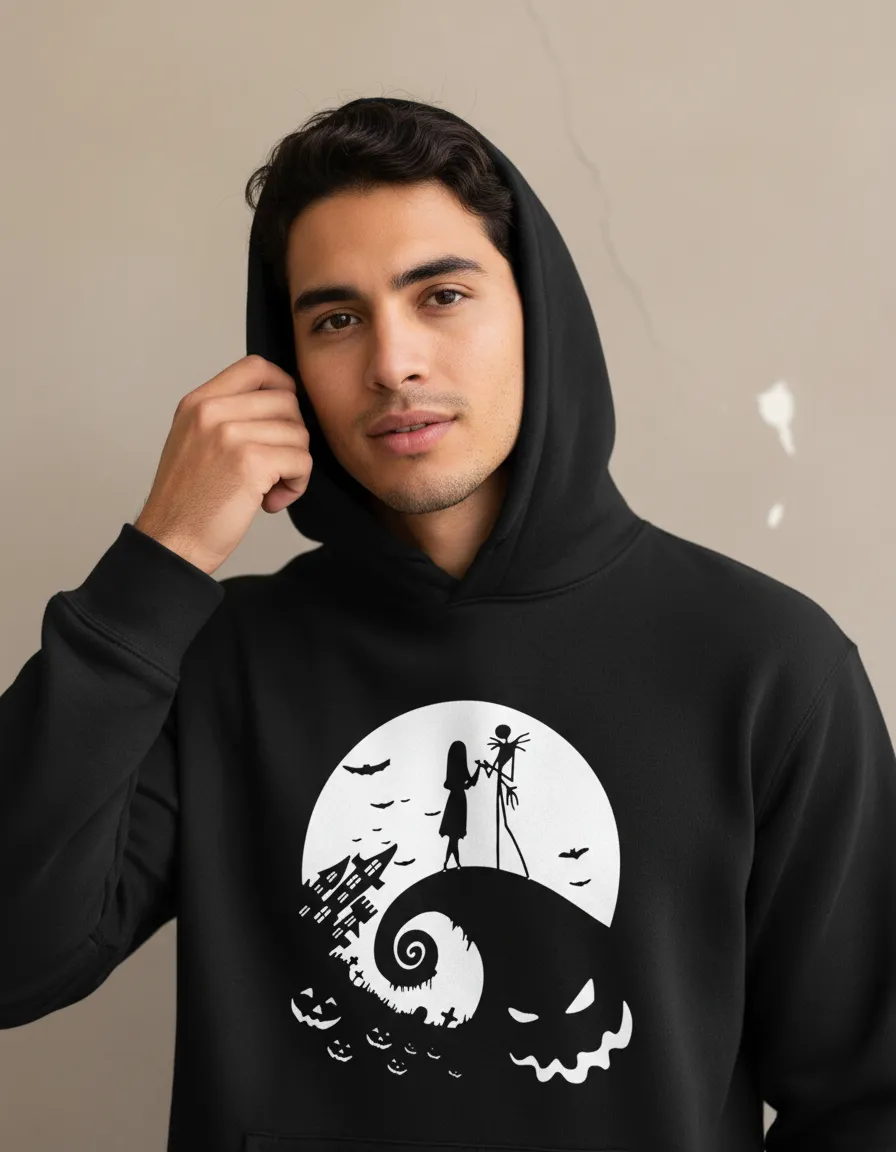 Poleron tim burton El Extrano Mundo De Jack unisex-2