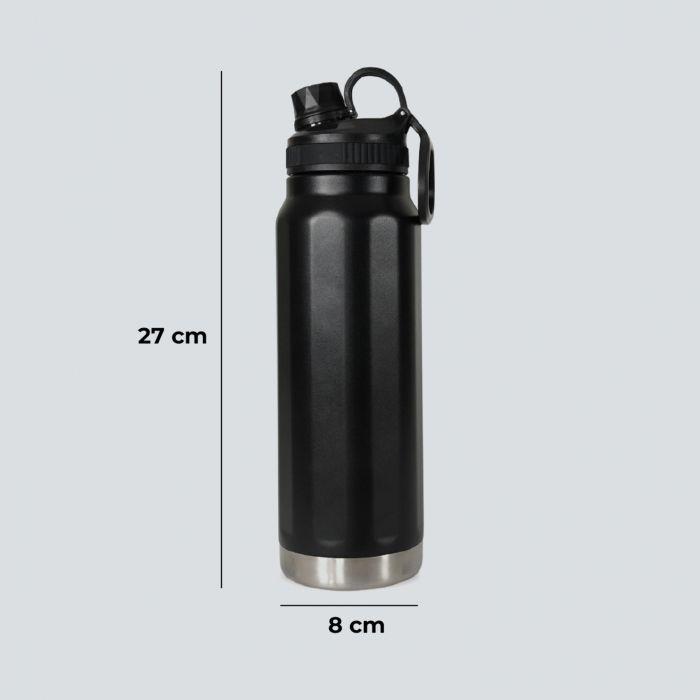 Botella Termica negra Acero Inox 800ml-2