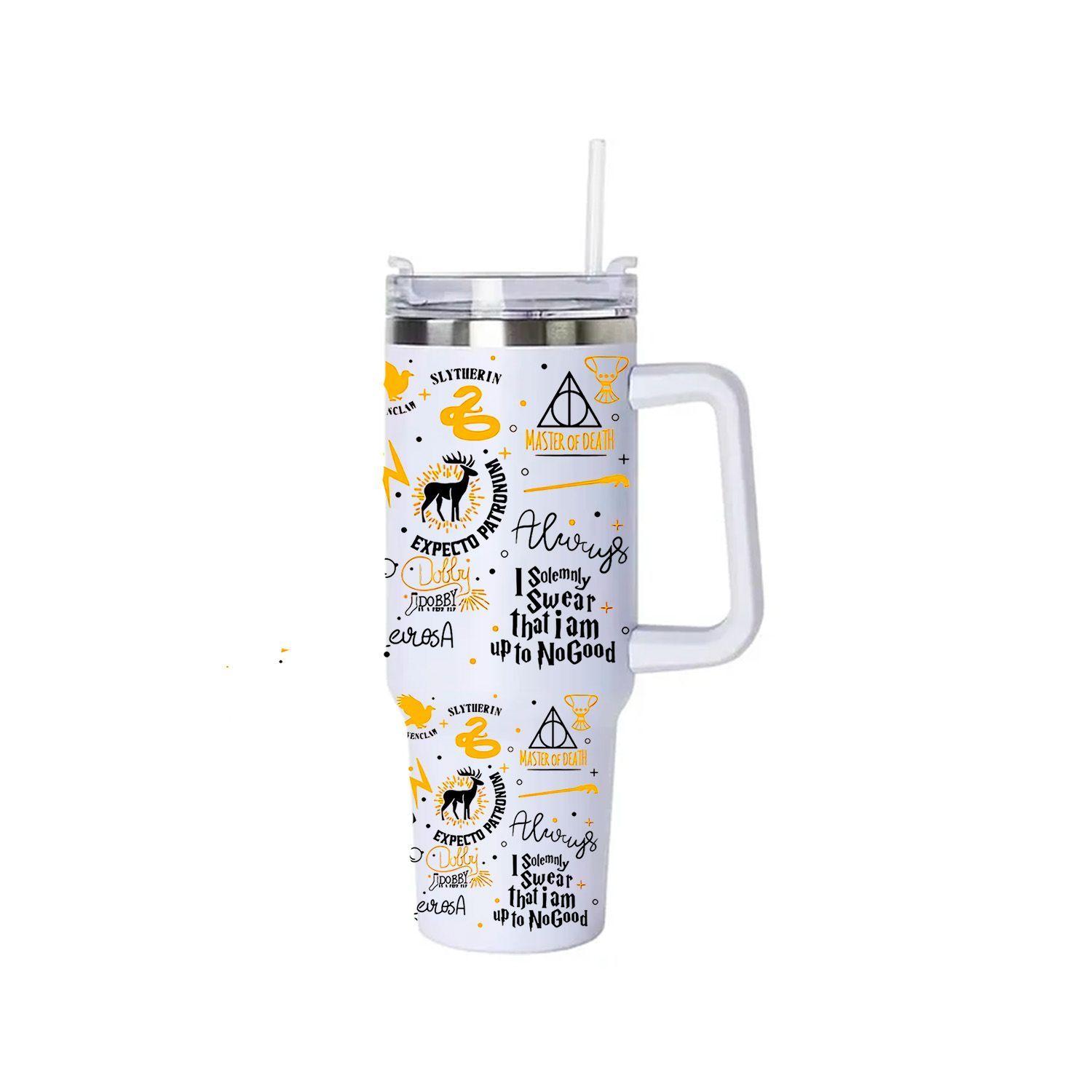 Vaso Termico Harry Potter 1 2 Litros Acero Inoxidable con Bombilla modelo 2-1