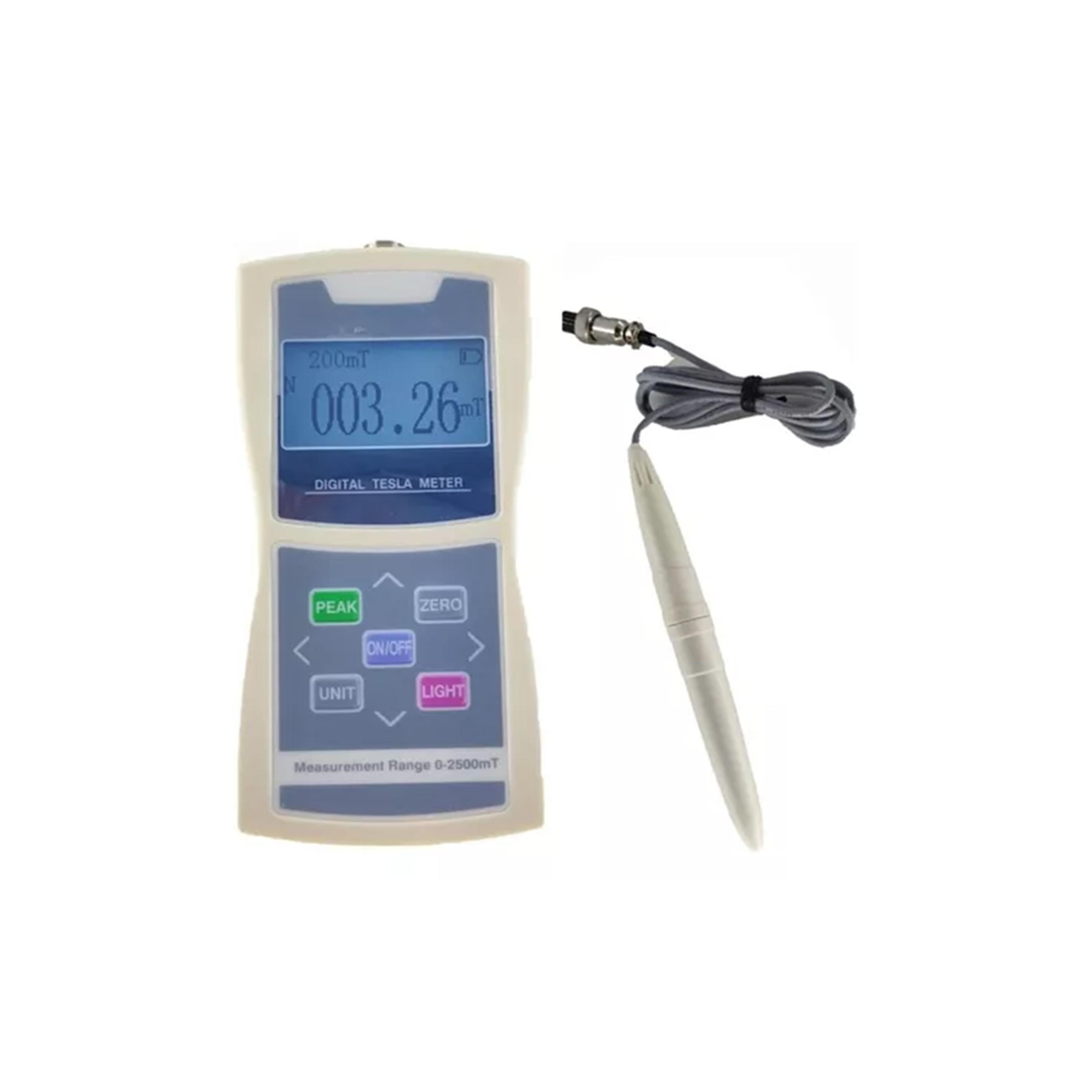 Tesla Medidor Digital Gauss Medidor Gaussmeter Medidor de flujo magn tico Sonda radial Hall ZMST 5-1