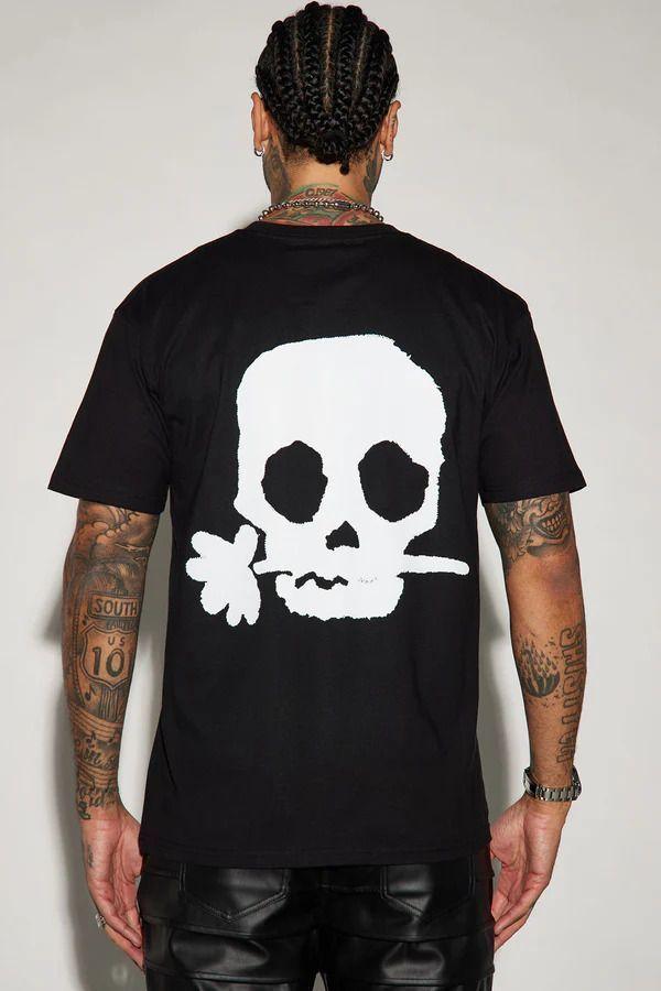Polera Fashion Nova Most Slept On Short Sleeve Tee Negra Talla XL-3