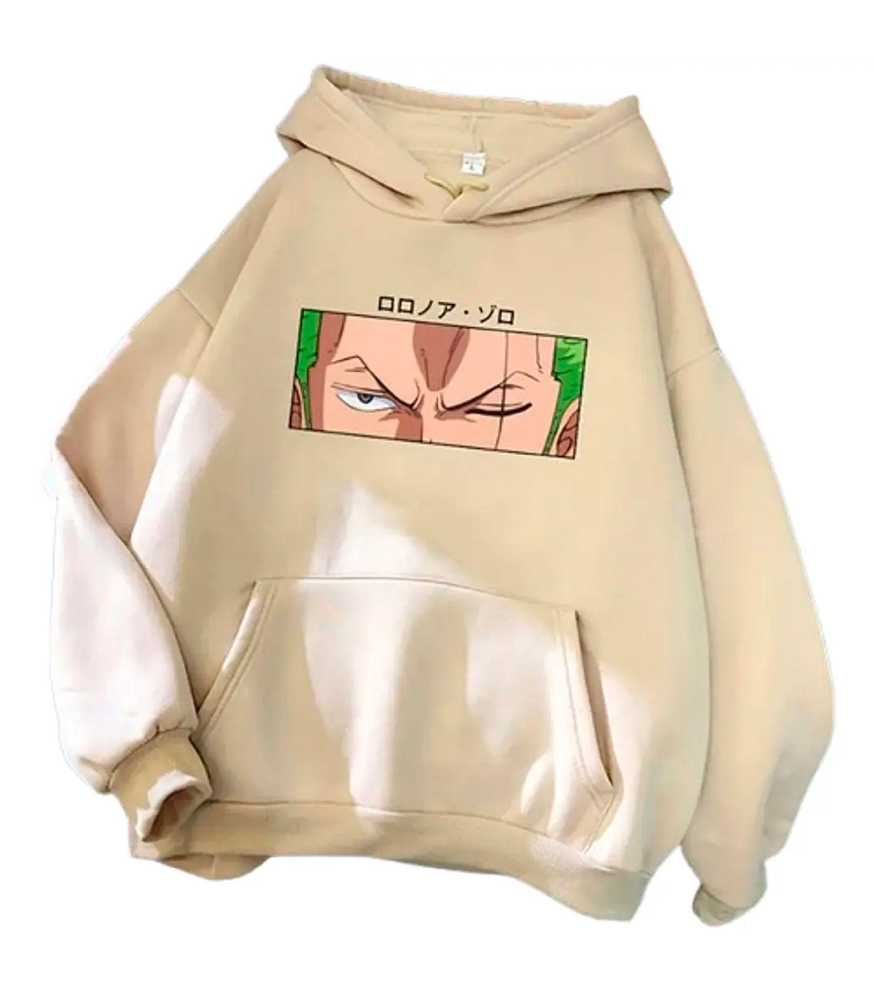 Poleron Roronoa Zoro One Piece beige-1