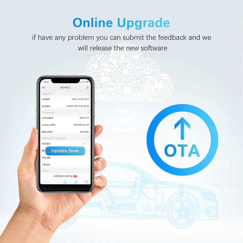 Mini Adaptador Para Car play android Auto Inalambrico Negro-4