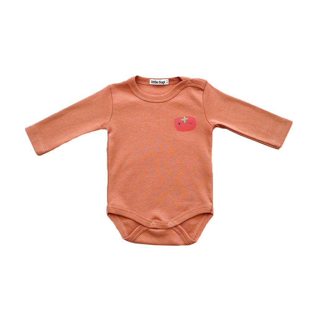 Set 3 bodys estampados de huerta niño-2