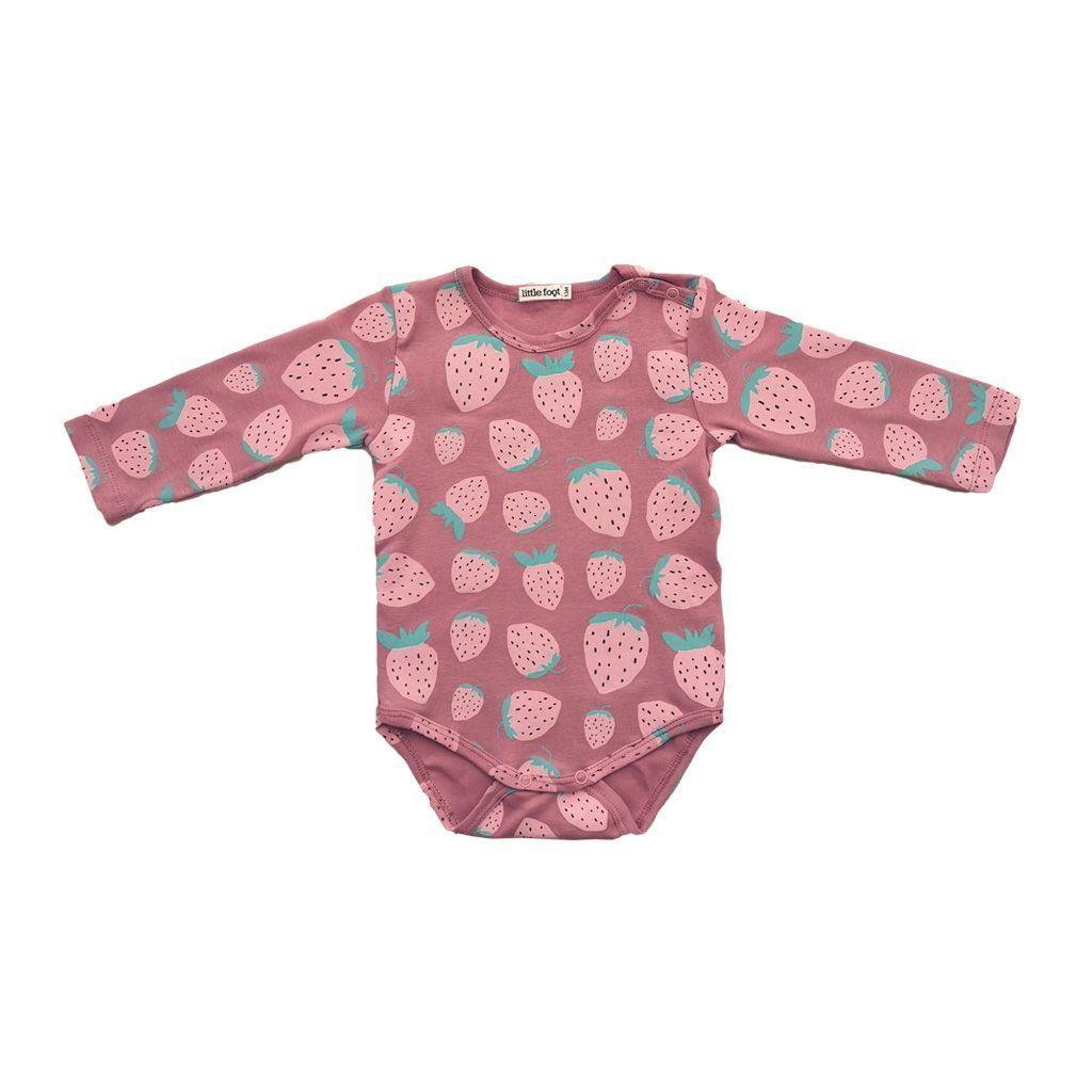 Set 3 bodys estampados de huerta niña-3