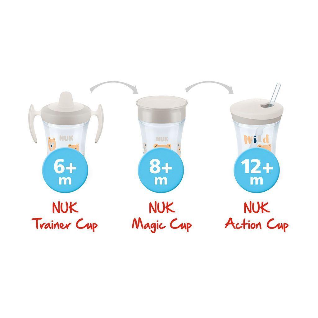 Set de vasos de transición NUK Morado-2