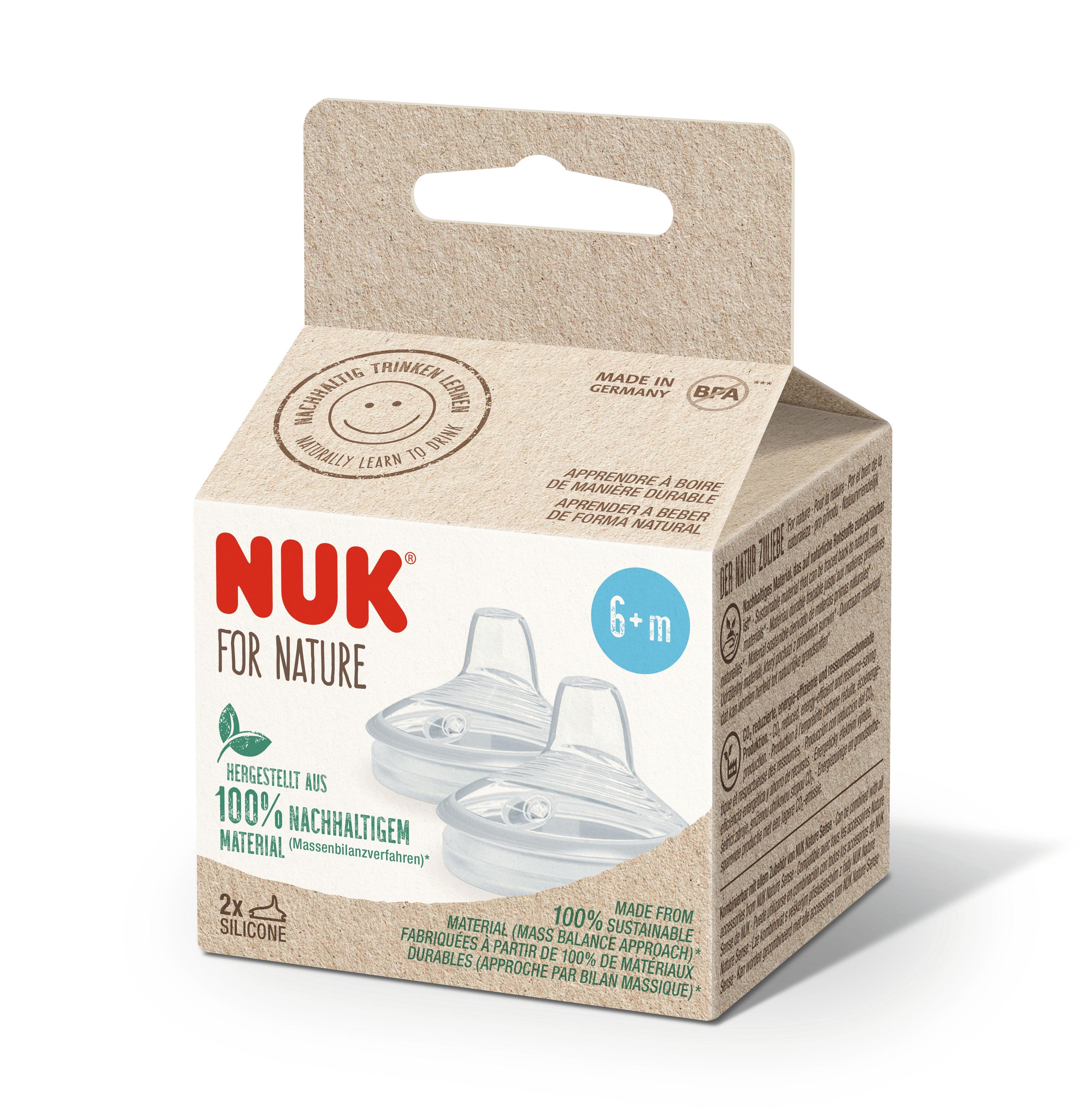 Boquilla de silicona antiderrame Nuk for Nature-1