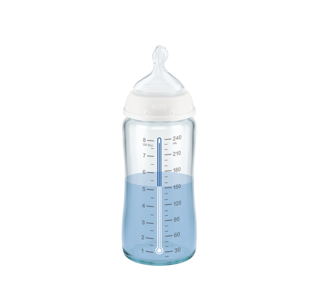 Mamadera de vidrio First Choice 240 ml blanca-2