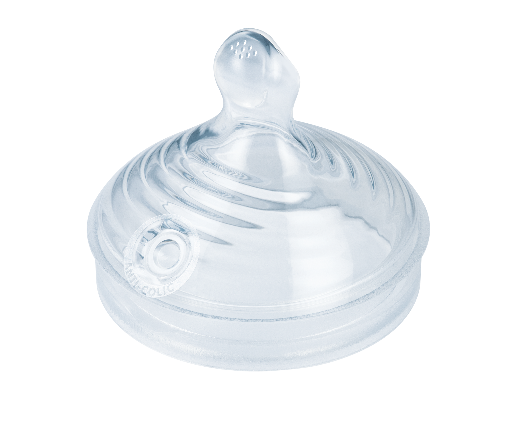Tetina de silicona para mamaderas y vasos Nuk for Nature flujo bajo-2