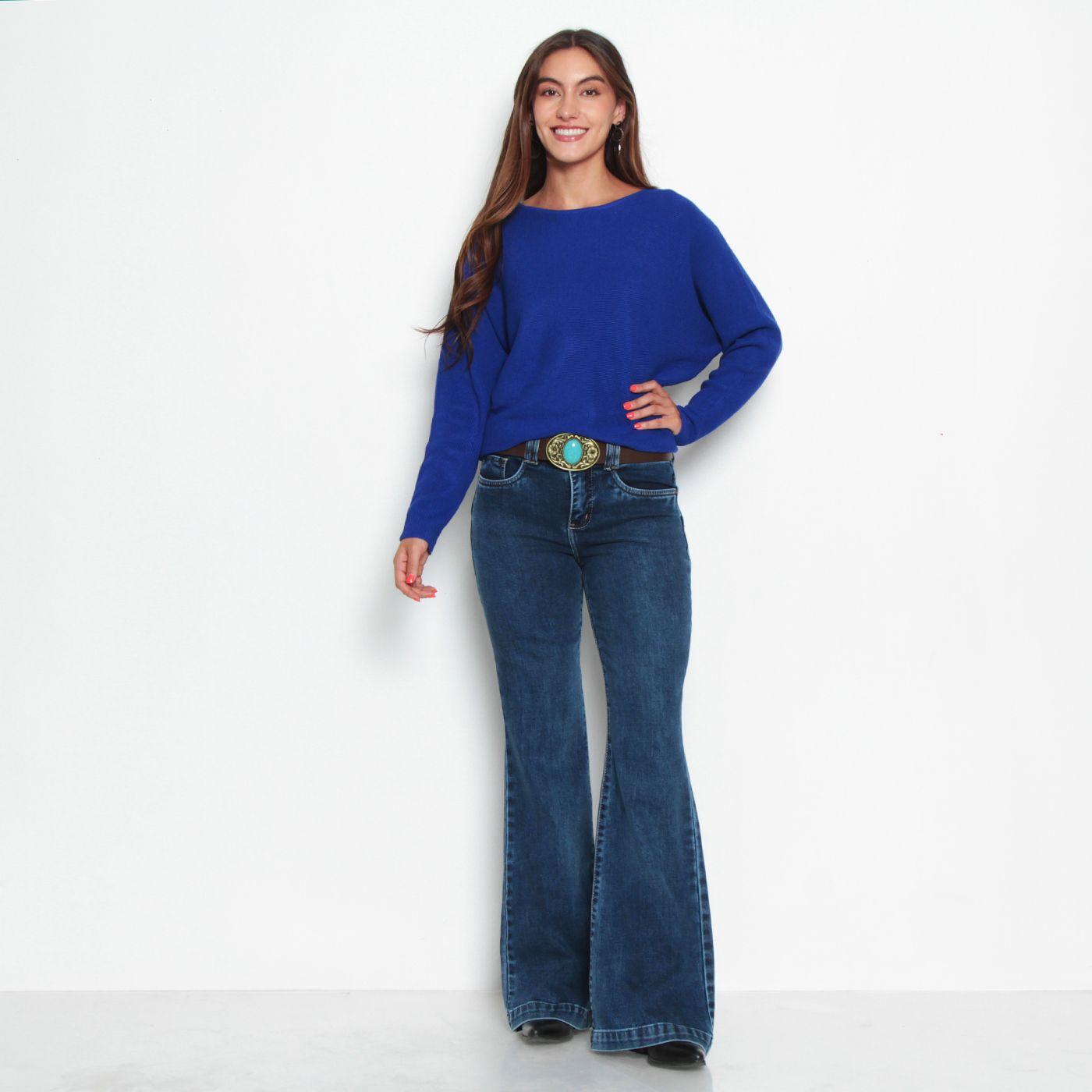 Sweater Manga Larga  Escote    Redondo-5