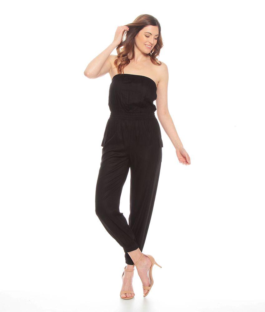 Enterito Strapless Con Bolsiillo Cintura Elasticadas-3