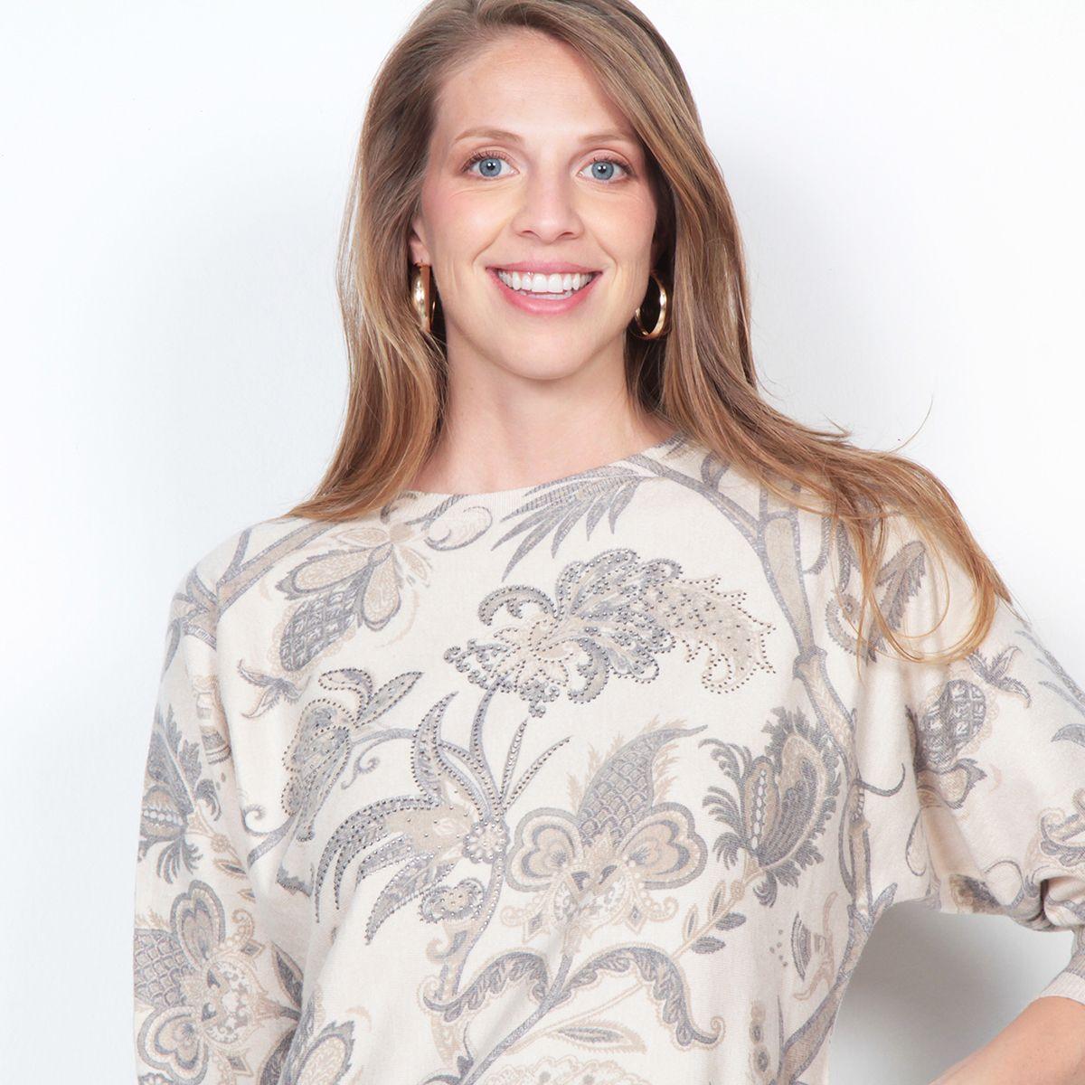 Sweater Manga Larga Sublimado Escote Redondo-2