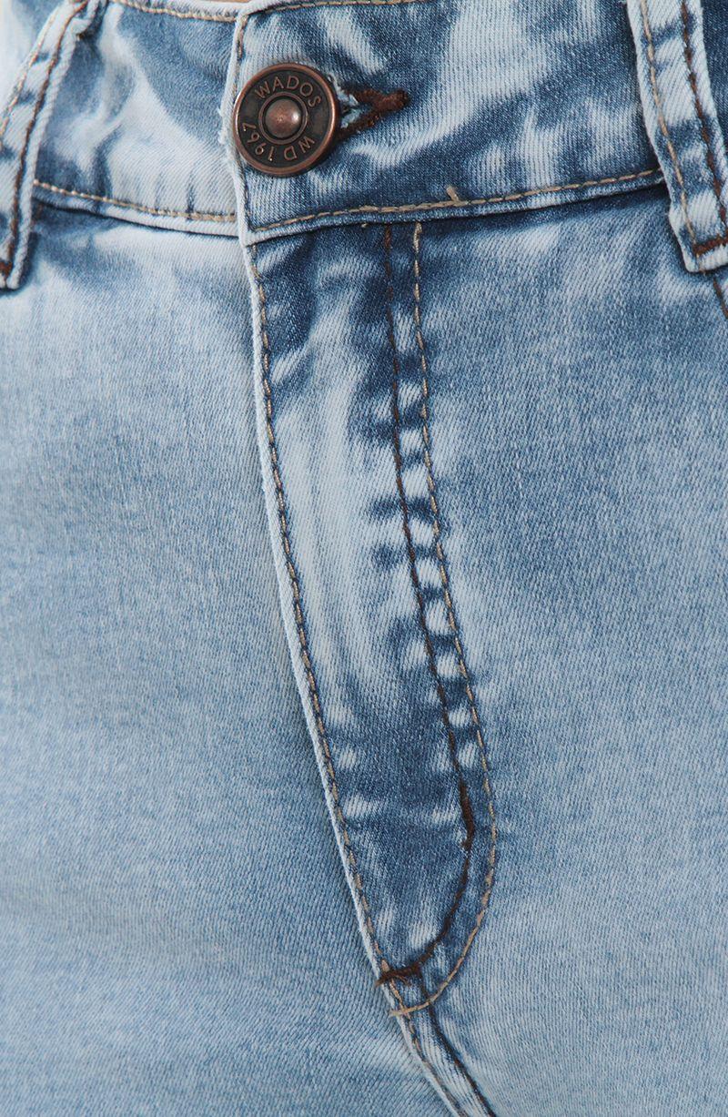 Jeans Tiro Medio Wide Pretina Basica 1 Boton-3