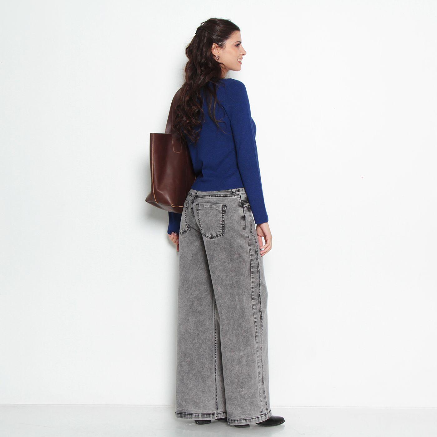 Chaleco Manga   Larga Abotonado En Delantero-2