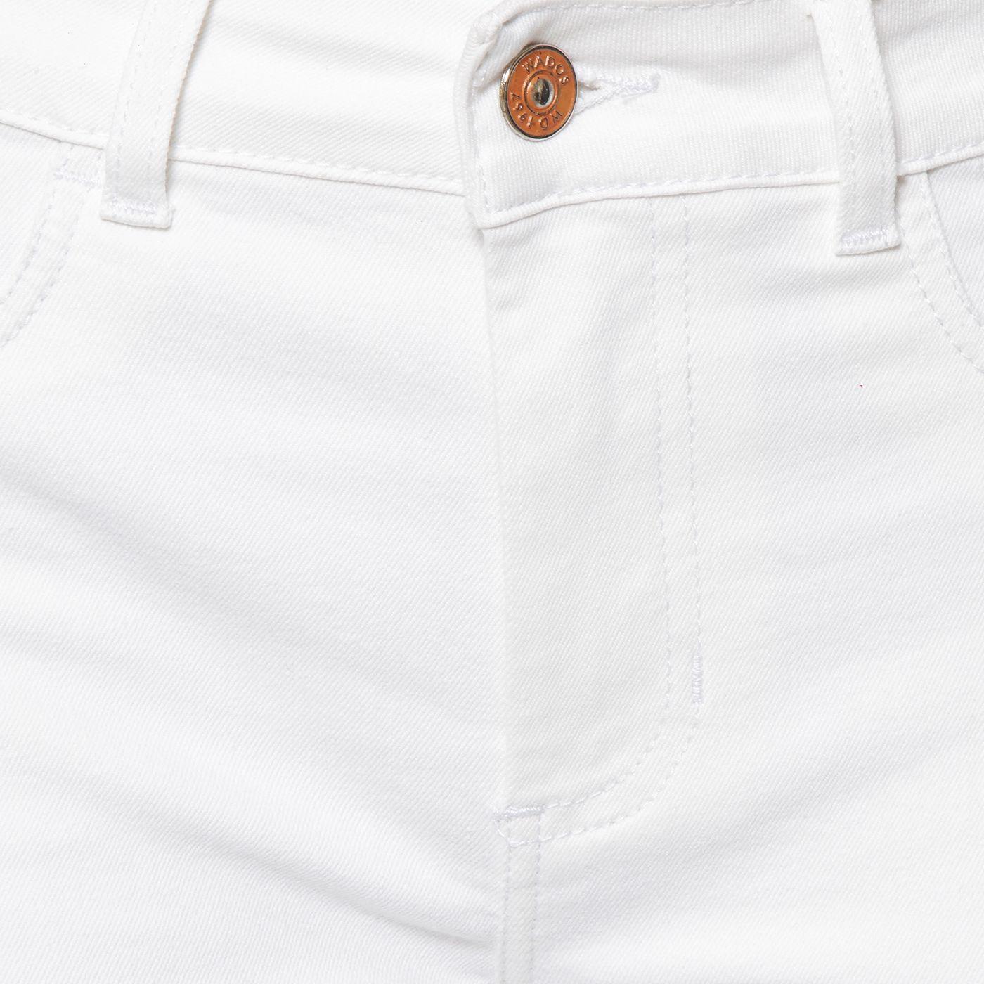 Jeans Flare Tiro Alto Push Up Pretina Basica Boton-6
