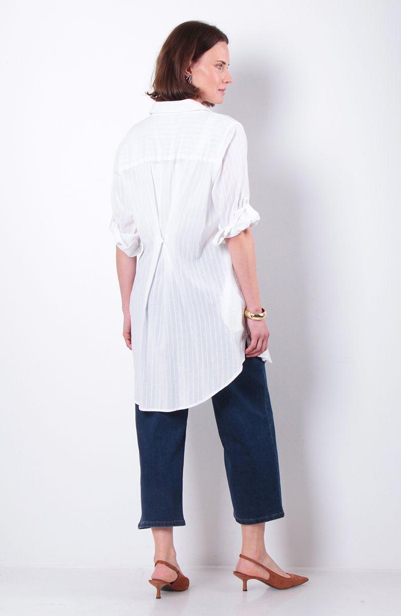Jeans Wide Leg Cropped   Tiro Medio   Pretina Basica 1 Boton Con   Cinturon-7