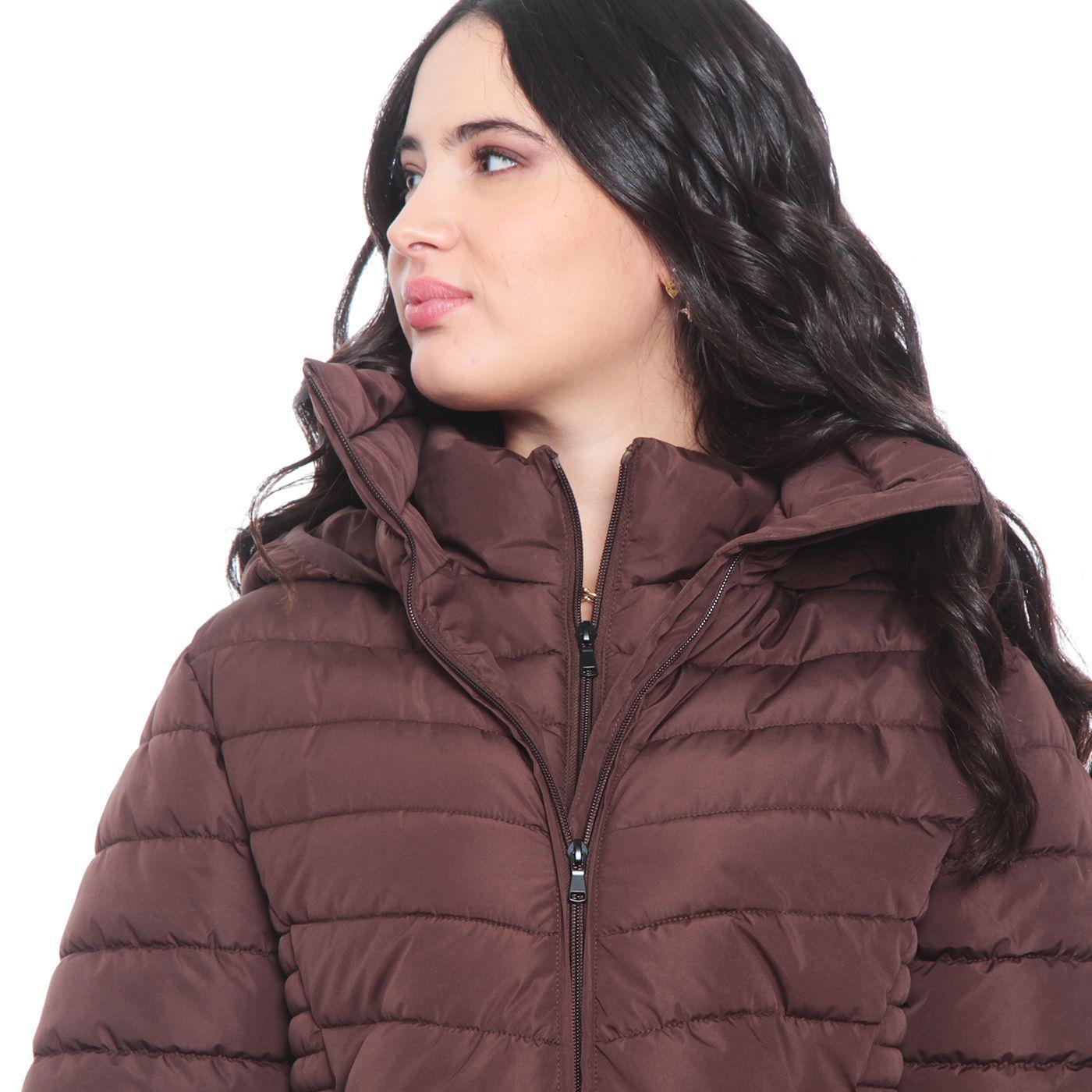 Parka Manga Larga Con Capucha-2