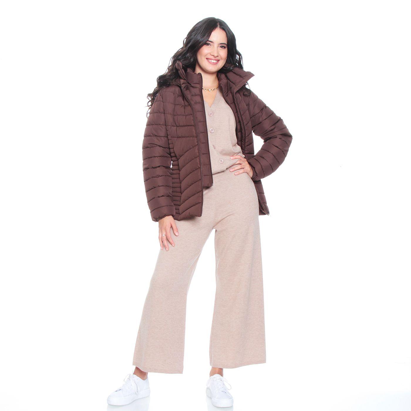 Parka Manga Larga Con Capucha-8