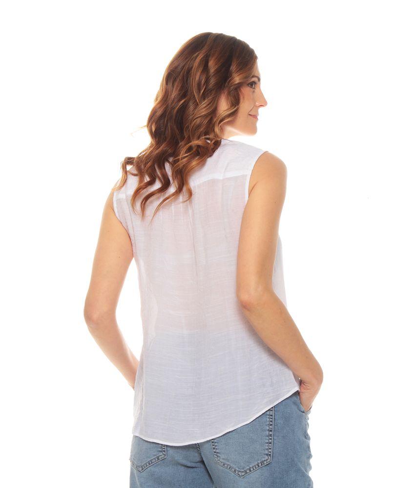 Blusa Sin Manga Solida-5