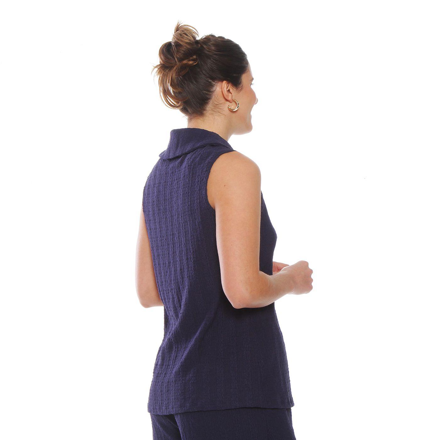 Conjunto Blusa Sin Manga Y Pantalon Wide Leg-4