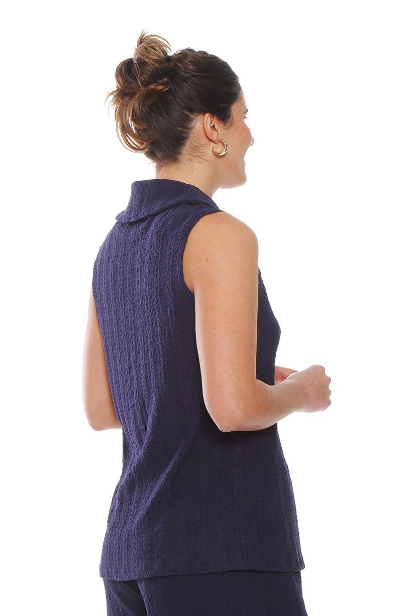 Conjunto Blusa Sin Manga Y Pantalon Wide Leg-3