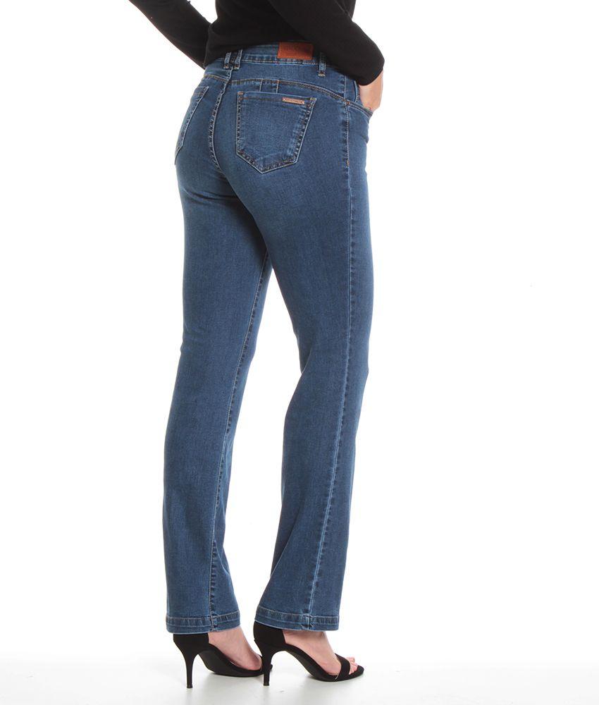 JEANS RECTO TIRO ALTO PUSH UP PRETINA BASICA UN BOTON-0