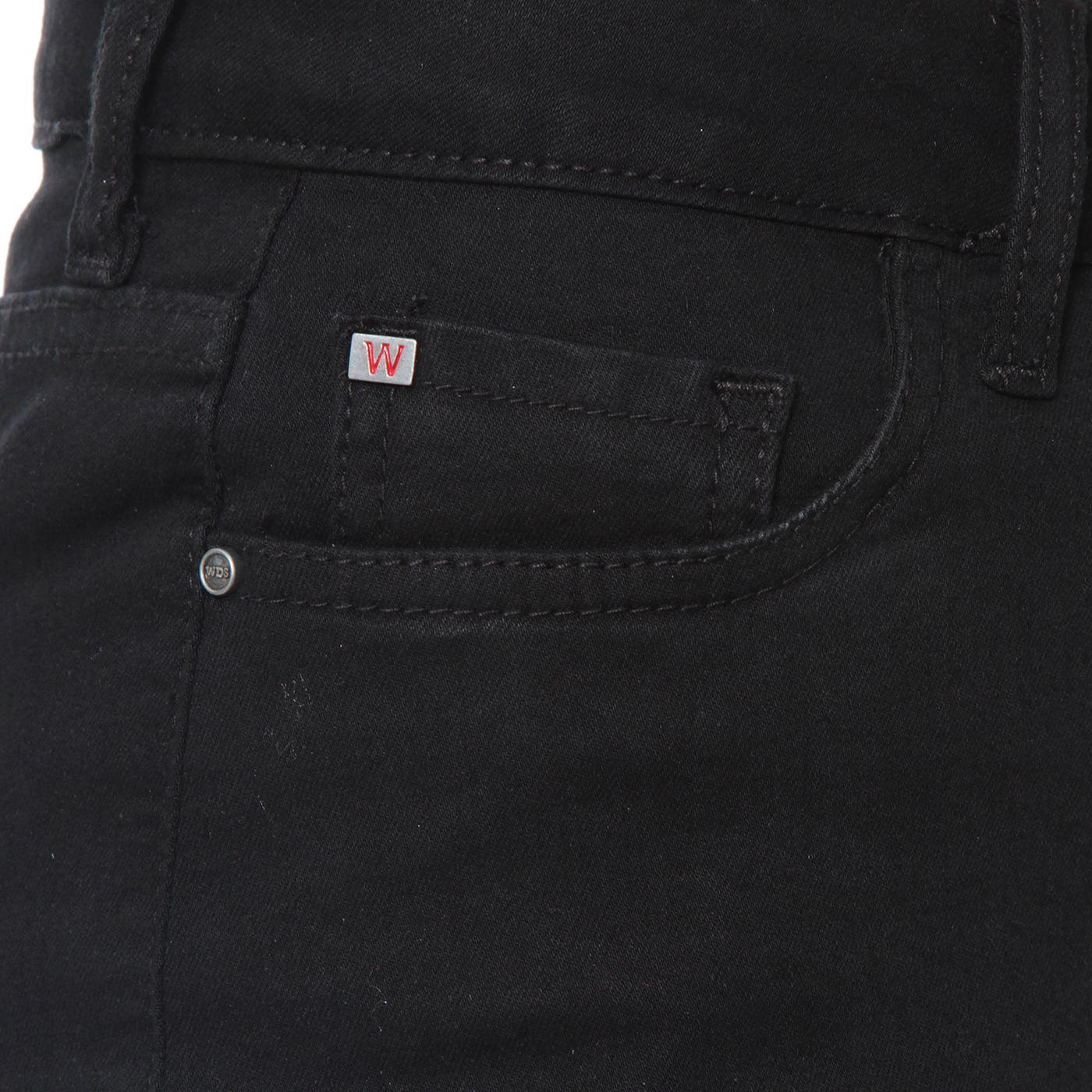 Jeans Flare Tiro Medio Pretina  1 Boton-8