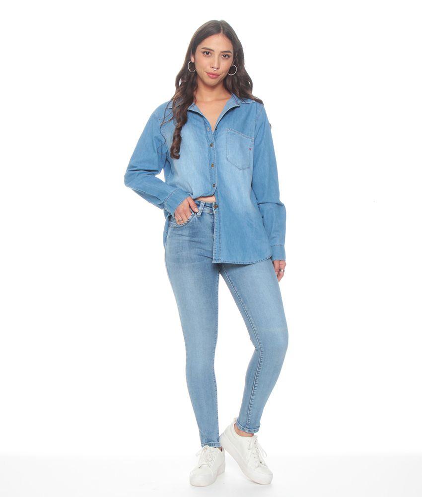 JEANS TIRO ALTO PUSH UP PRETINA BASICA UN BOTON-5