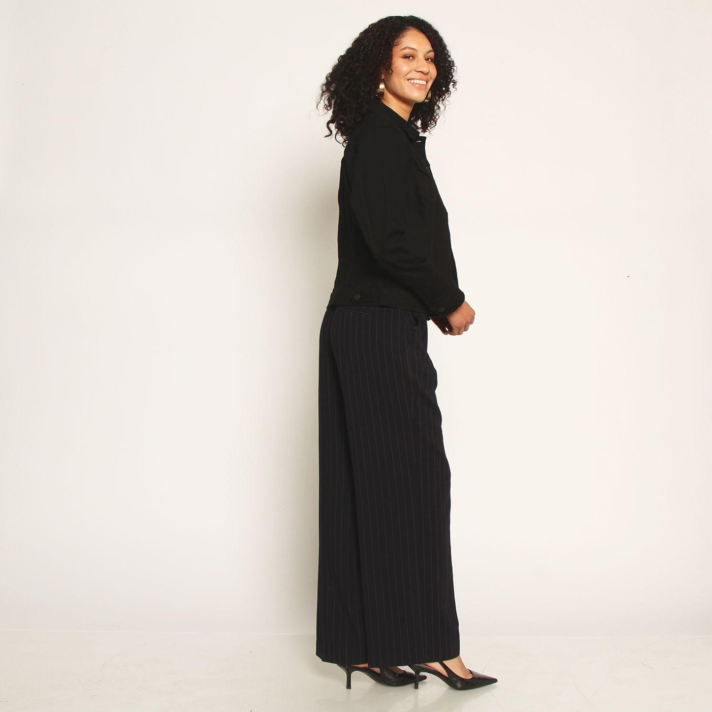 Chaqueta Manga Larga Abotonada En Delantero-7