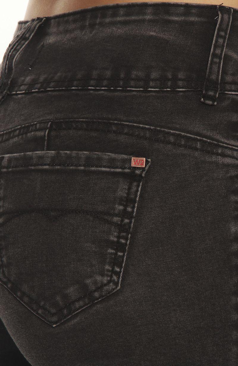 Jeans Tiro Alto Recto  Pretina Alta   Dos Botones-7