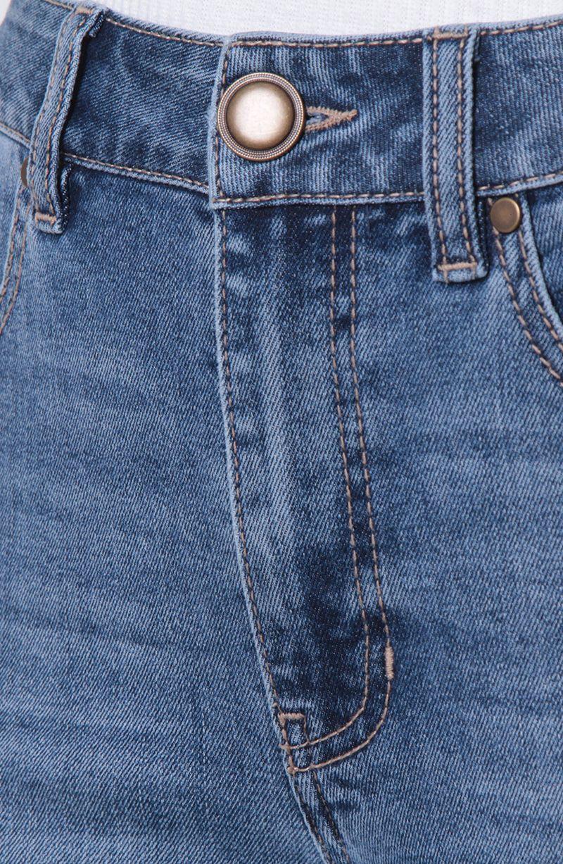 Jeans Recto Tiro  Alto Pretina   Basica 1 Boton-3