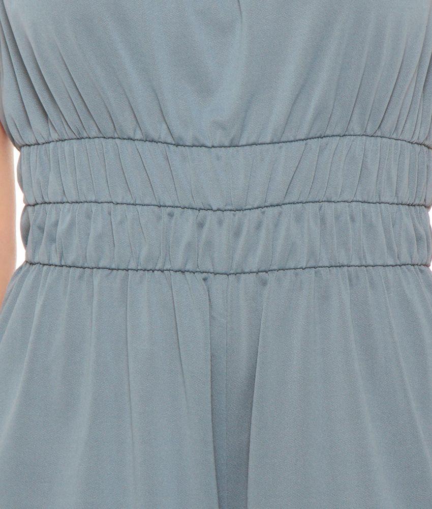 Enterito Sin Manga Tirantes Ajustables Solido Escote Cuadrado-2