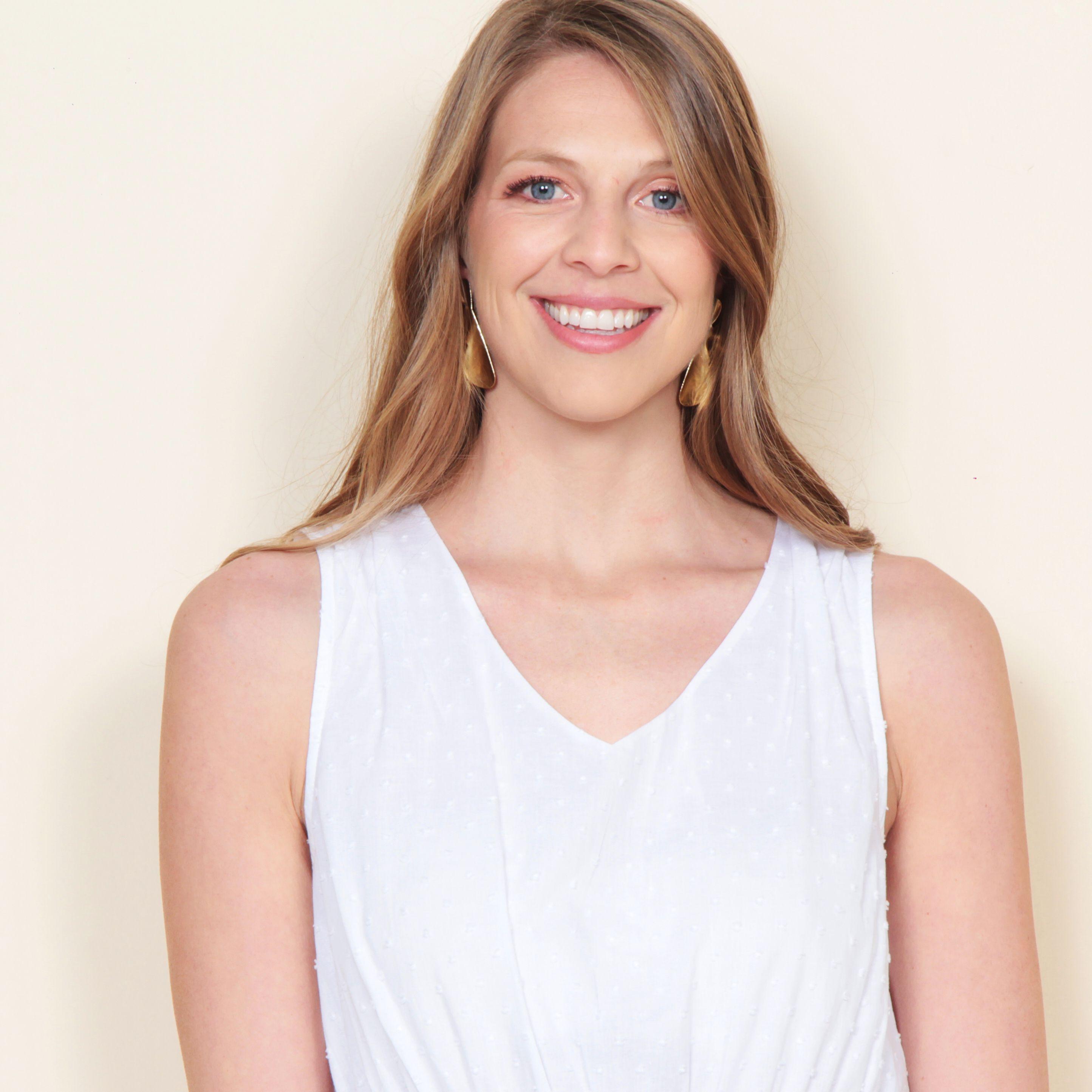 Vestido Sin Manga Solido Escote Redondo Con Lazo En Cintura-4