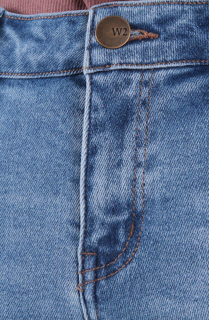 Jeans Wide Leg Tiro Alto Pretina Basica 1 Boton-8