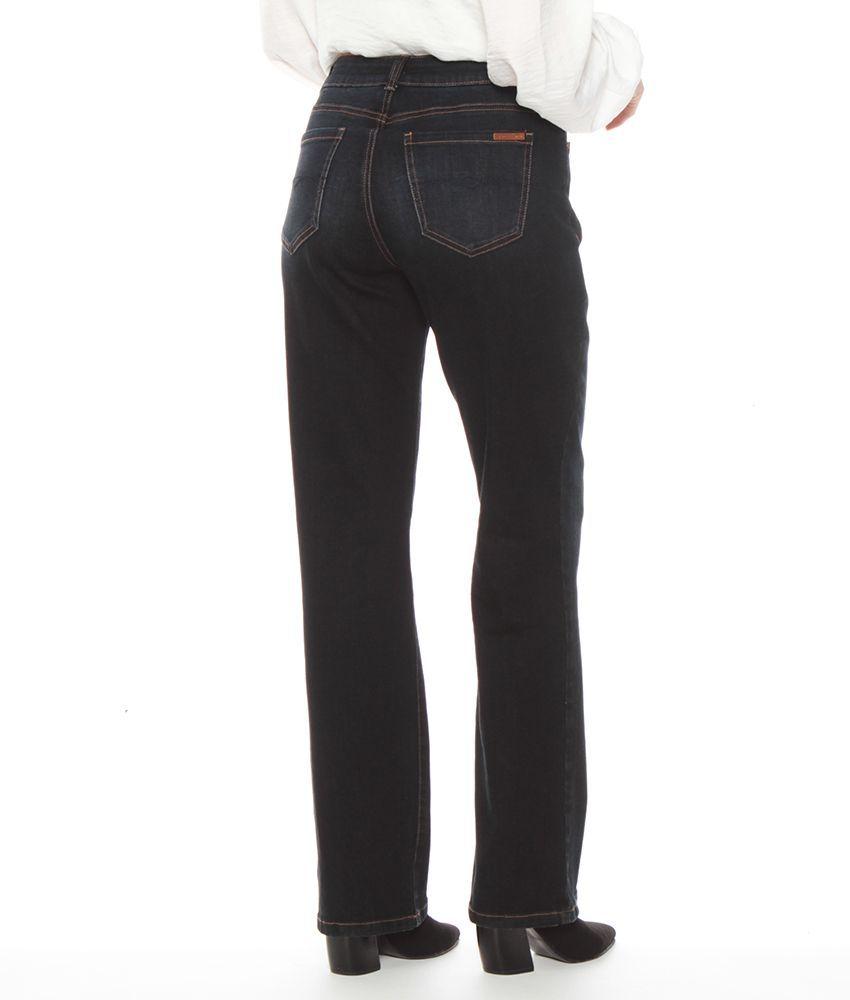 Jeans Recto Clasico Tiro Alto   Pretina B?sica 1 Boton-1