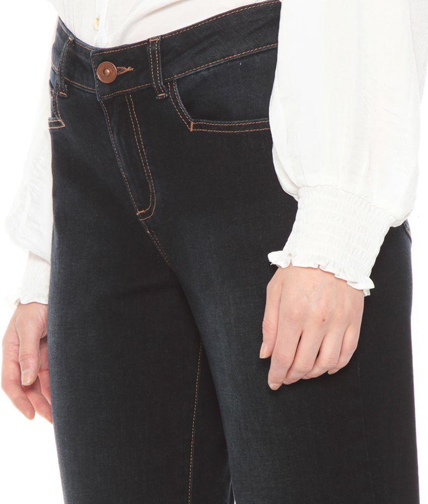 Jeans Recto Clasico Tiro Alto   Pretina B?sica 1 Boton-4