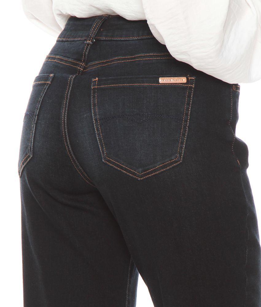 Jeans Recto Clasico Tiro Alto   Pretina B?sica 1 Boton-5