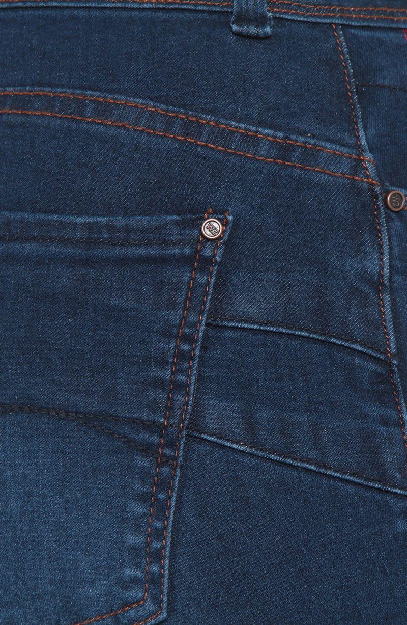Jeans Pitillo Push Up Tiro Alto Pretina Media Dos Botones-4