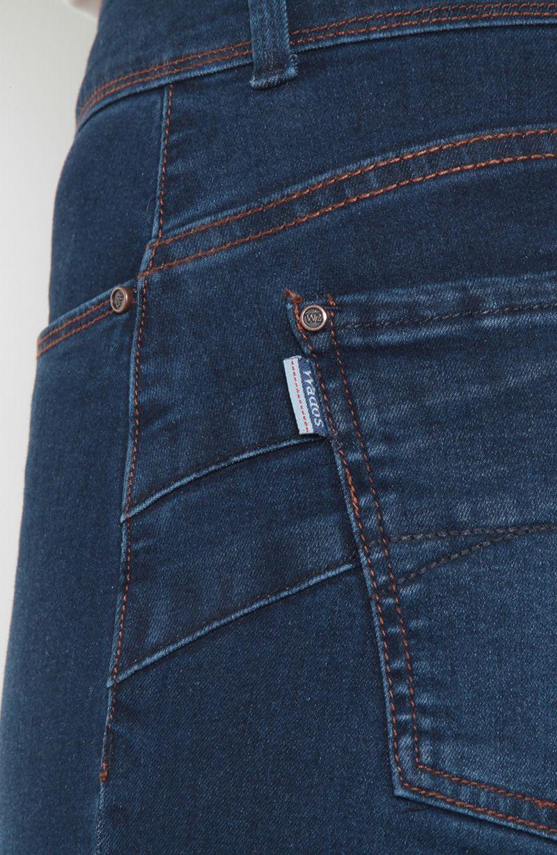 Jeans Pitillo Push Up Tiro Alto Pretina Media Dos Botones-6