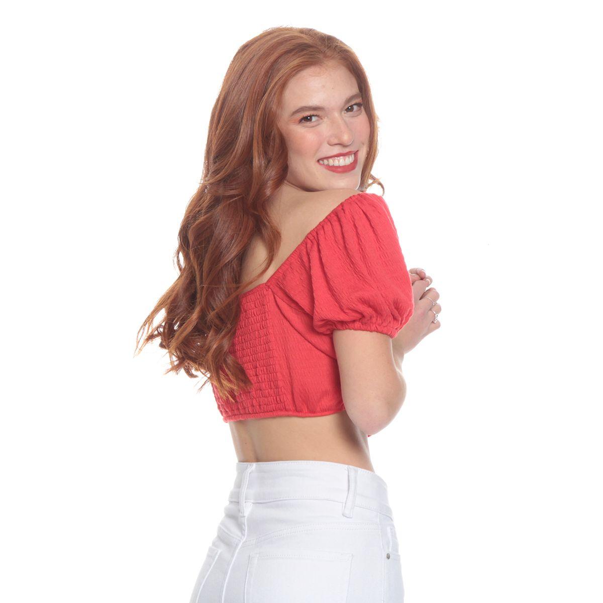 Pack 3 Polera Corta  M/c Con Elastico Solida Amarra Ajustable-9