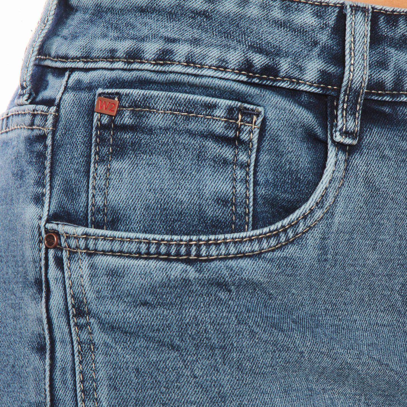 Jeans Wide Leg Tiro Alto Pretina Basica Basta Despegada-2