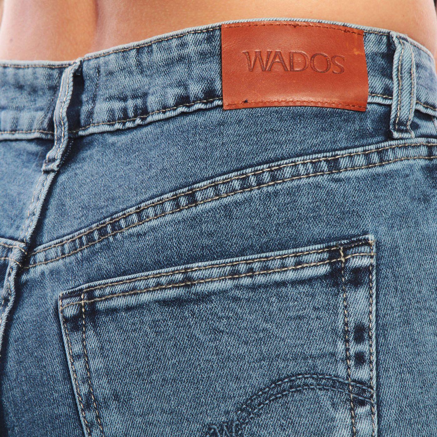 Jeans Wide Leg Tiro Alto Pretina Basica Basta Despegada-4