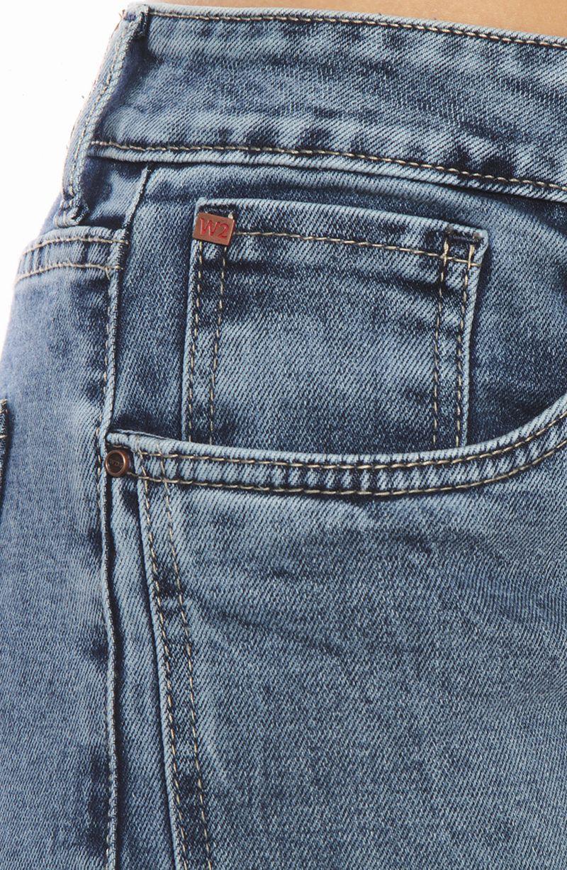 Jeans Wide Leg Tiro Alto Pretina Basica Basta Despegada-2