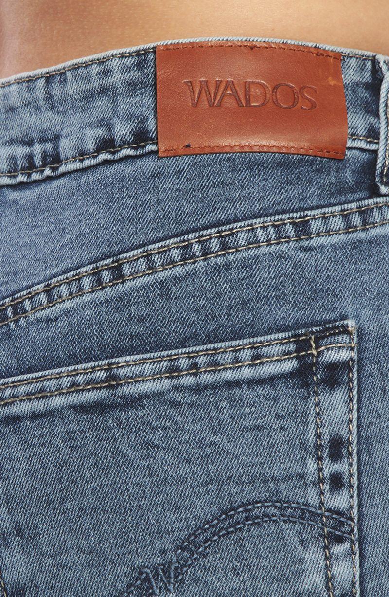 Jeans Wide Leg Tiro Alto Pretina Basica Basta Despegada-6
