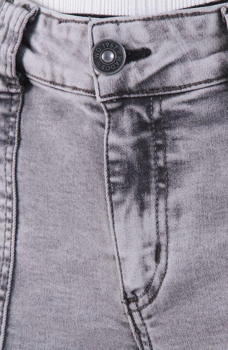 Jeans Wide Leg Tiro Alto Pretina Basica 1 Boton-2