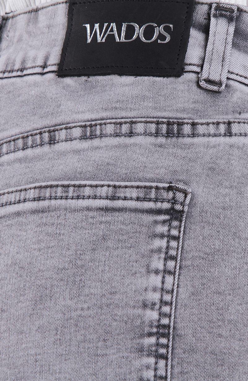 Jeans Wide Leg Tiro Alto Pretina Basica 1 Boton-3