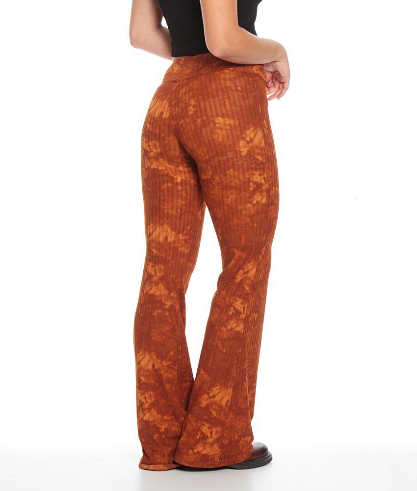 Calza Flare Tie Dye Pretina Cruzada-1