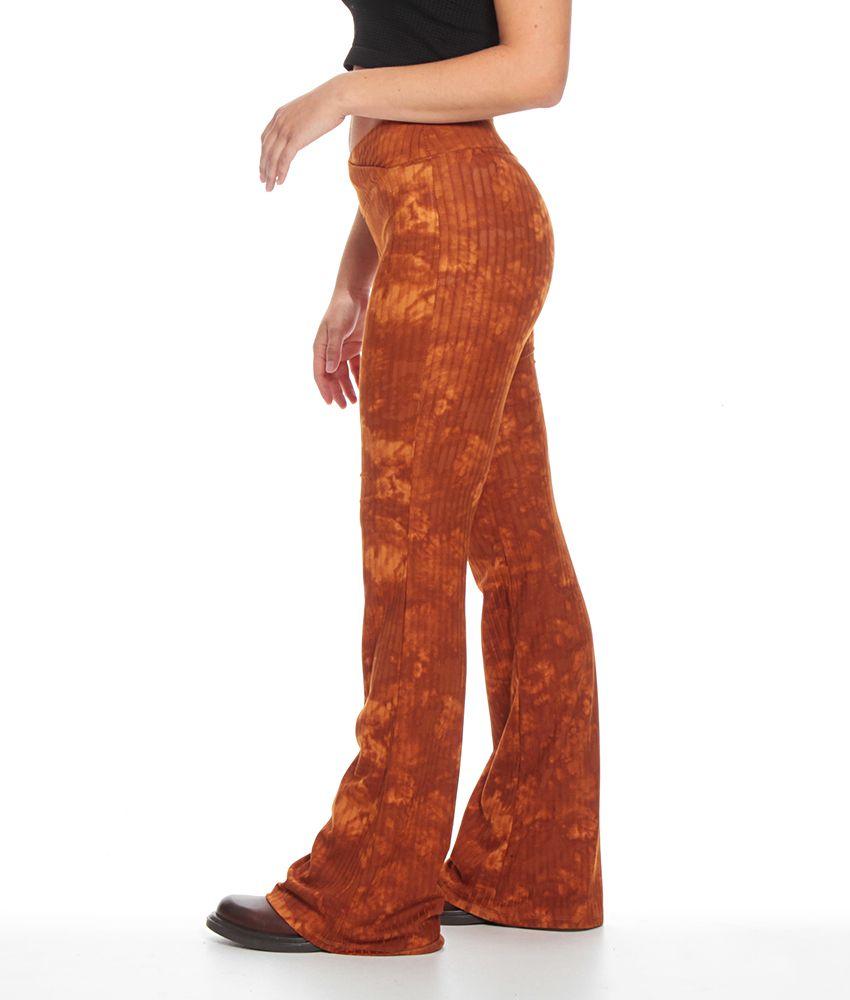Calza Flare Tie Dye Pretina Cruzada-2